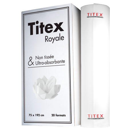 Draps de soins Titex royal (pack 4 rouleaux)