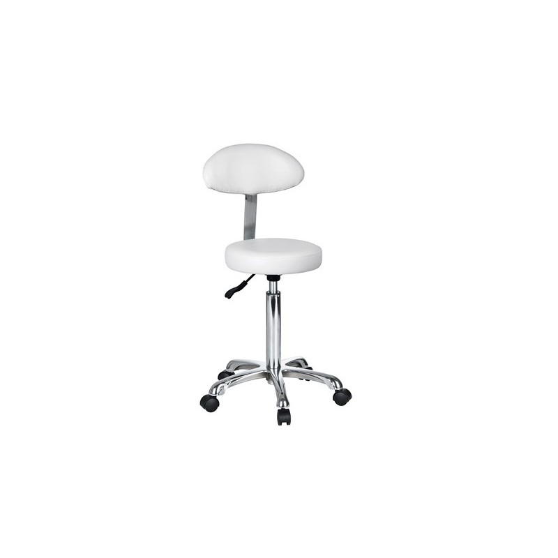 Tabouret rond avec dossier ovale - Fast+