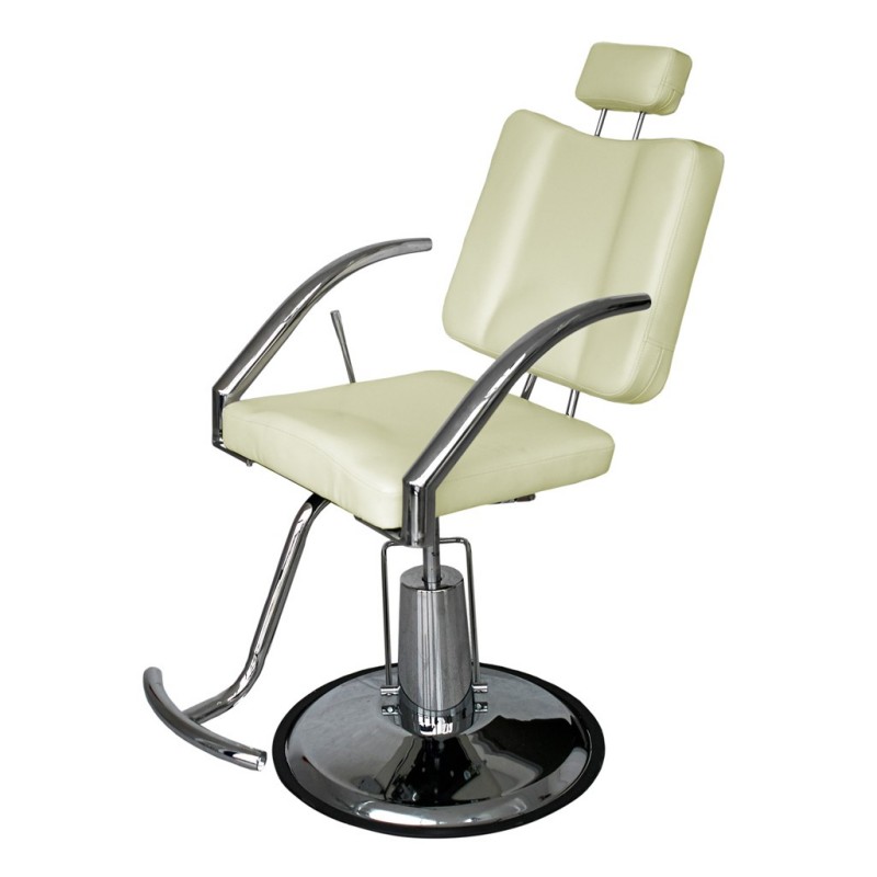 Fauteuil de maquillage hydraulique blanc - Platy