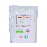 Rectangles coton Bio  8 x 10 cm Bocoton